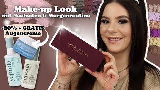 Makeup Look mit Neuheiten  Yepoda 20 amp GRATIS Augencreme  ANASTASIA BEVERLY HILLS Fall Romance [upl. by Oratnek67]