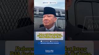 Prabowo Ajak Masyarakat Jateng Pilih Paslon Ahmad LuthfiTaj Yasin Mekon Polhukam Angkat bicara [upl. by Gun879]