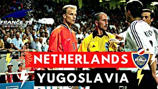 Netherlands vs Yugoslavia 21 All Goals amp Highlights  1998 World Cup [upl. by Ylecara]