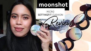 Moonshot Micro Setting Fit Cushion SPF50 PA shade 301 Review [upl. by Eimmat709]