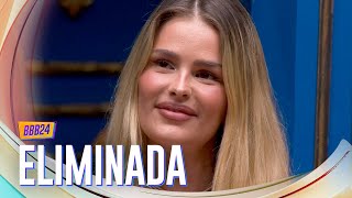 YASMIN BRUNET É ELIMINADA COM 8076 DOS VOTOS 💥 ISABELLE E LUCAS CONTINUAM NO JOGO  BBB 24 [upl. by Nonaihr]