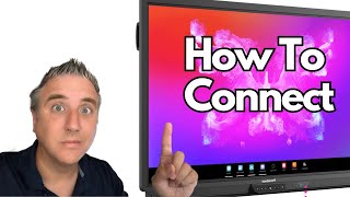 How To Wirelessly Connect Your Laptop To Your Promethean ActivPanel Board [upl. by Hyrup331]