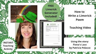 How to Write a Limerick Poem Teaching Video [upl. by Hteb472]