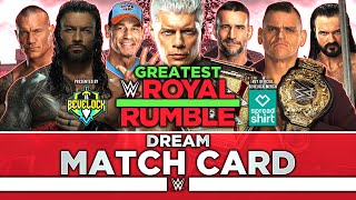 WWE Greatest Royal Rumble 2024  Dream Card v2 [upl. by Holofernes]