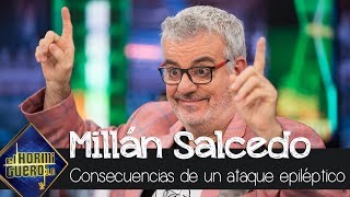 Millán Salcedo cuenta las consecuencias permanentes de su ataque epiléptico  El Hormiguero 30 [upl. by Erdnassac]