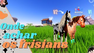 3 MANEIRAS DE CONSEGUIR OS CAVALOS FRISIAN V1 E V2 NO WILD HORSE ISLANDS [upl. by Nnylav832]