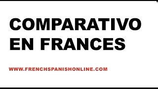 Comparativo en Francés [upl. by Resarf]