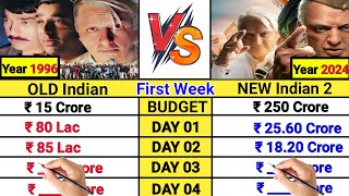 Old Indian movie 1996 vs New Indian 2 movie 2024 box office collection comparison।। kamal hassan।। [upl. by Hadwyn190]