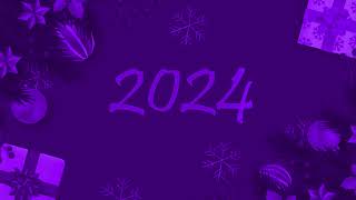 Happy New Year 2024 Wishes  Invitations  Greetings  2024  Motion Graphic Animation [upl. by Ynavoeg]