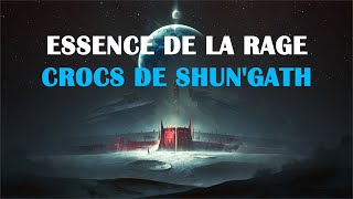 Destiny 2  Où trouver les Crocs de ShunGath quête Essence de la rage [upl. by Zebapda]