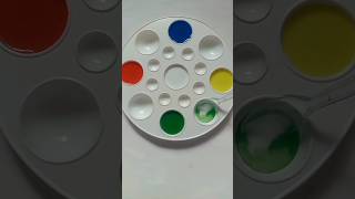 Green Yellow Red and Blue color mixing art colormixing shorts shortsvideo [upl. by Binette196]