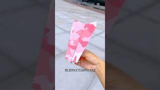 DIY PAPER BOOMERANG PLANE EVEN EASY TUTORIAL trending shortsfeed [upl. by Alyahc]