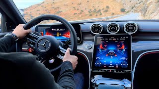 2023 Mercedes AMG C63 S  NEW BRUTAL Drive Review Interior Exterior [upl. by Hsenid]