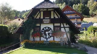 First biggest Cuckoo Clock in the World Schonach im Schwarzwald Germany [upl. by Eniwtna]