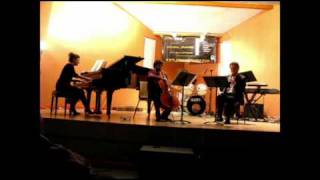 Trio Glinka clarinette violoncelle piano partie 1 [upl. by Britte784]