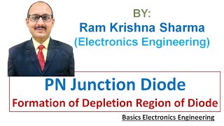 14 ELEX PN Junction Diode  Formation of Depletion Region or Formation of Diode [upl. by Dunkin]