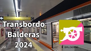 Transbordo Metro Balderas 2024 Línea 3 a Línea 1 [upl. by Eirahs]