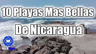 10 Playas Mas Bellas De Nicaragua [upl. by Doscher744]