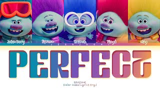 BroZone  Perfect Color Coded Lyrics Eng From Trolls Band Together [upl. by Yebloc]