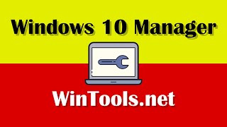 Optimization and Customization Apps WinToolsnet and Yamicsoft Windows 10 Manager [upl. by Ahsaenat]