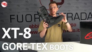 Alpinestars XT8 GoreTex Boots black presentazione  tuttoperlamotoit [upl. by Zechariah]