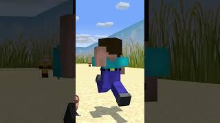 Herobrine Play Green Light Red Light GameSquid game😱 minecraft shorts [upl. by Ohce634]