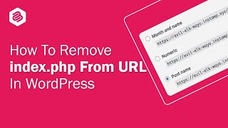 How To Remove indexphp From URL In WordPress [upl. by Ahselrak944]