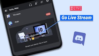 How to go live stream on discord mobile 2024 New Update [upl. by Gabriela]