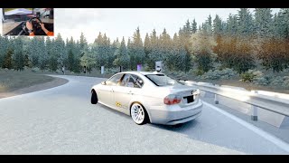 Bmw e90 330i drift II Assetto corsa  wheelcam [upl. by Yllah]