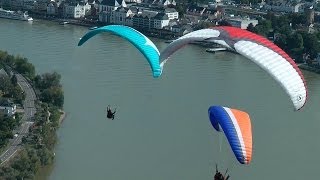 Gleitschirmfliegen am Boppard [upl. by Hourihan]