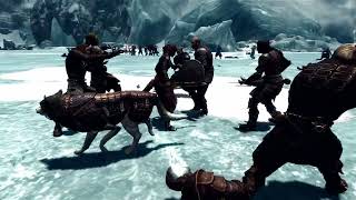 Skyrim Battles  The Major Factions Battle Royale [upl. by Ahsenroc]