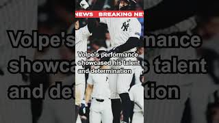 Anthony Volpes Grand Slam Ignites Yankees in Game 5 Showdown  anthony volpe  game 5 world series [upl. by Alleul]