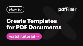 Save Time with Reusable PDF Templates [upl. by Saville]