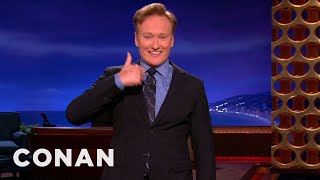 CONAN Monologue 073113  CONAN on TBS [upl. by Amalea984]