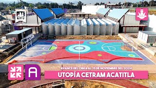 Utopía CETRAM Acatitla CDMX Avance de obra al 13112024 [upl. by Naltiac]