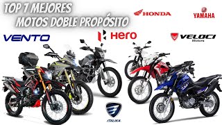 Las 7 Mejores Motocicletas Doble Propósito 2024😱  ¡Baratas en México🔥 [upl. by Dagmar]