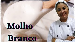 Molho branco com requeijão e creme de leite [upl. by Kermie]