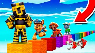 ¿CONSEGUIRÉ SOBREVIVIR AL PARKOUR DE PAW PATROL EN MINECRAFT 😱 [upl. by Yleik864]