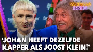 Johan heeft dezelfde kapper als Joost Klein  VANDAAG INSIDE [upl. by Sorkin8]