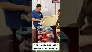 Chiropractic treatment in Jaipur  Disc bulge  Dr Varun chiropractor  call now  9313047251 [upl. by Oinotnas]