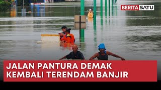 Jalan Pantura Demak Kembali Terendam Banjir Rob  Beritasatu [upl. by Eisenberg]