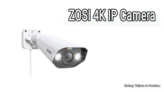 New Zosi 4K IP Camera PoE Security Camera [upl. by Caryl]