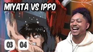 Ippo vs Miyata Reaction  Hajime no Ippo Episode 3  4 [upl. by Novonod]