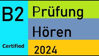 GAST  B2 Prüfung  Hören Übungssatz  GAST DTZ 2024 TEST 5 German Test For Immigranten [upl. by Ekaterina80]