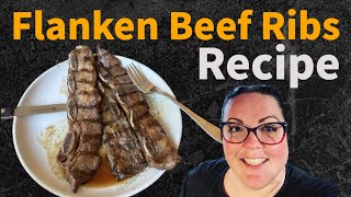 Flanken Beef Short Ribs  Carnivore  Keto Recipe [upl. by Acinat782]