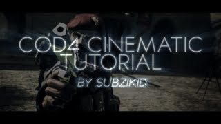 CoD4 Cinematic Tutorial With Soldiers [upl. by Zoara]