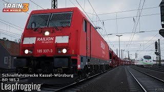 Leapfrogging  Schnellfahrstrecke KasselWürzburg  BR 1852  Train Sim World 3 [upl. by Lemmy470]