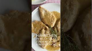 Mittagessen für Kinder Rezept  italienisches Hähnchen in Milch Sauce  schnell einfach lecker [upl. by Iruj147]