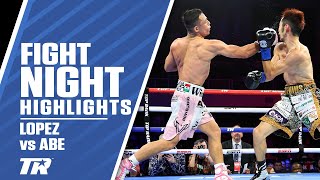 Luis Alberto Lopez Tears Up Reiya Abes Eye In TKO Win  FIGHT HIGHLIGHTS [upl. by Eloc]