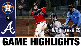 Astros vs Braves World Series Game 3 Highlights 102921  MLB Highlights [upl. by Llechtim573]